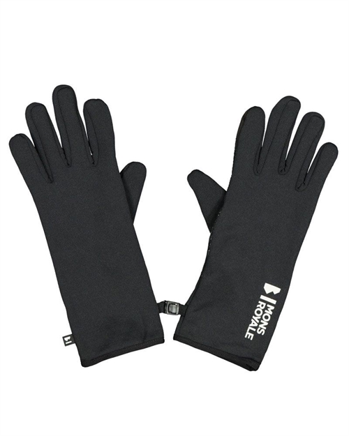 Mons Royal Amp Wool Fleece Glove - Black